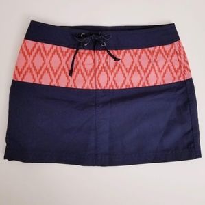 PATAGONIA Active Mini Skirt, Navy/Pink 0